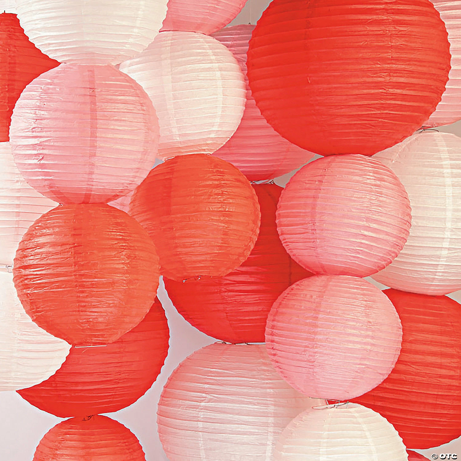 12" Solid Color Paper Lanterns - 6 Pc. 5 12" Solid Color Paper Lanterns - 6 Pc. - Image 3