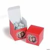 Custom Photo Mini Red Favor Boxes - 24 Pc.