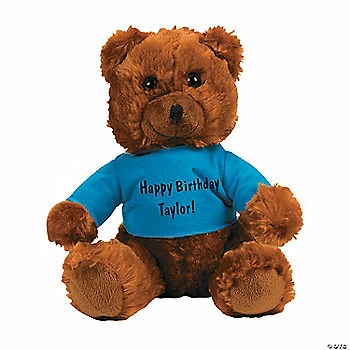 Personalized Wedding Keepsake Stuffed Teddy Bear with T-Shirt 3 Personalized Wedding Keepsake Stuffed Teddy Bear with T-Shirt