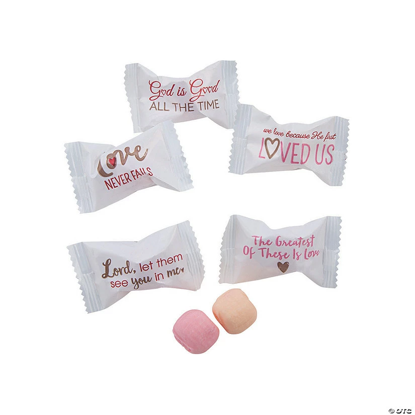 Religious Valentine Sweet Creams Hard Candy - 108 Pc. - Image 2