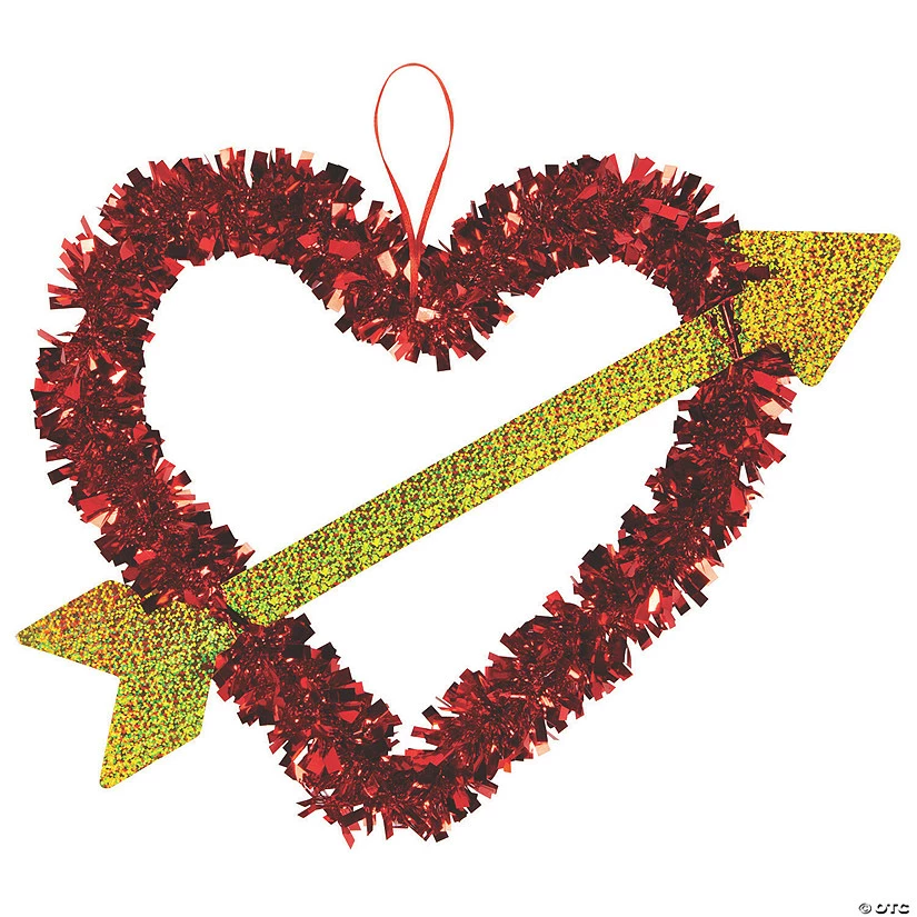 Valentine Heart & Arrow Wreath - Image 2