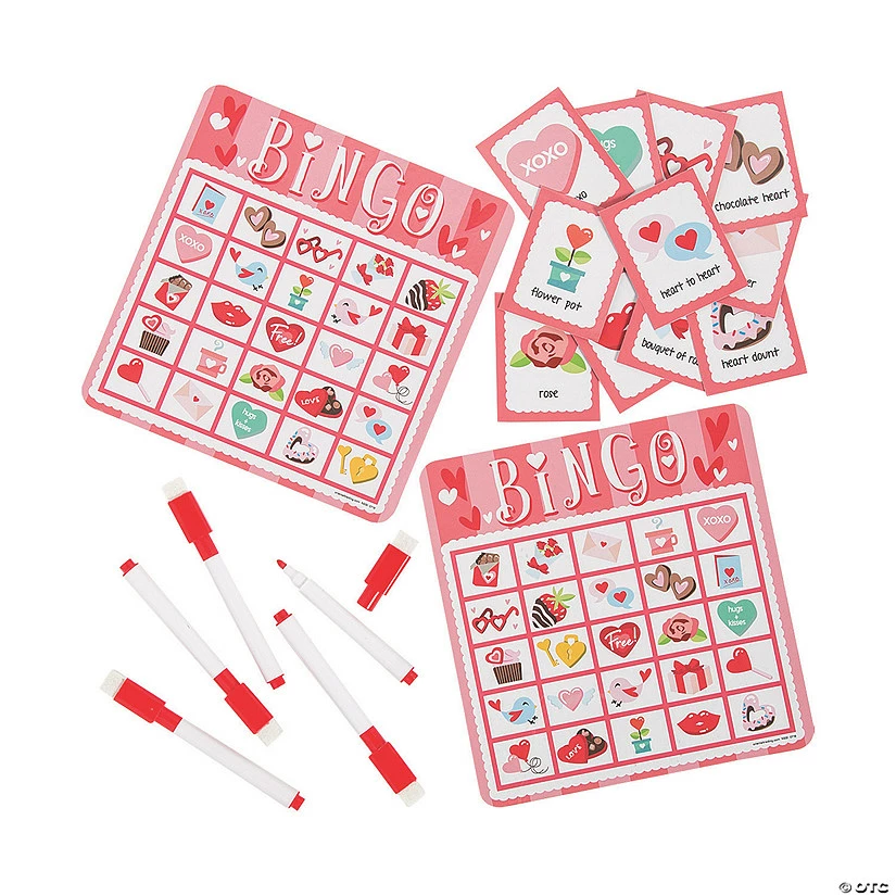 Valentine Dry Erase Bingo Game - Image 2