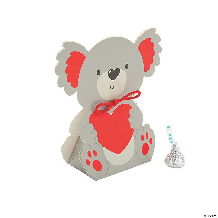 Valentine's Day Koala Treat Boxes - 12 Pc. - Image 2