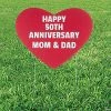 Personalized Heart-Shaped Yard Sign