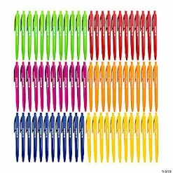 Personalized Solid Color Retractable Pen Assortment - 72 Pc.