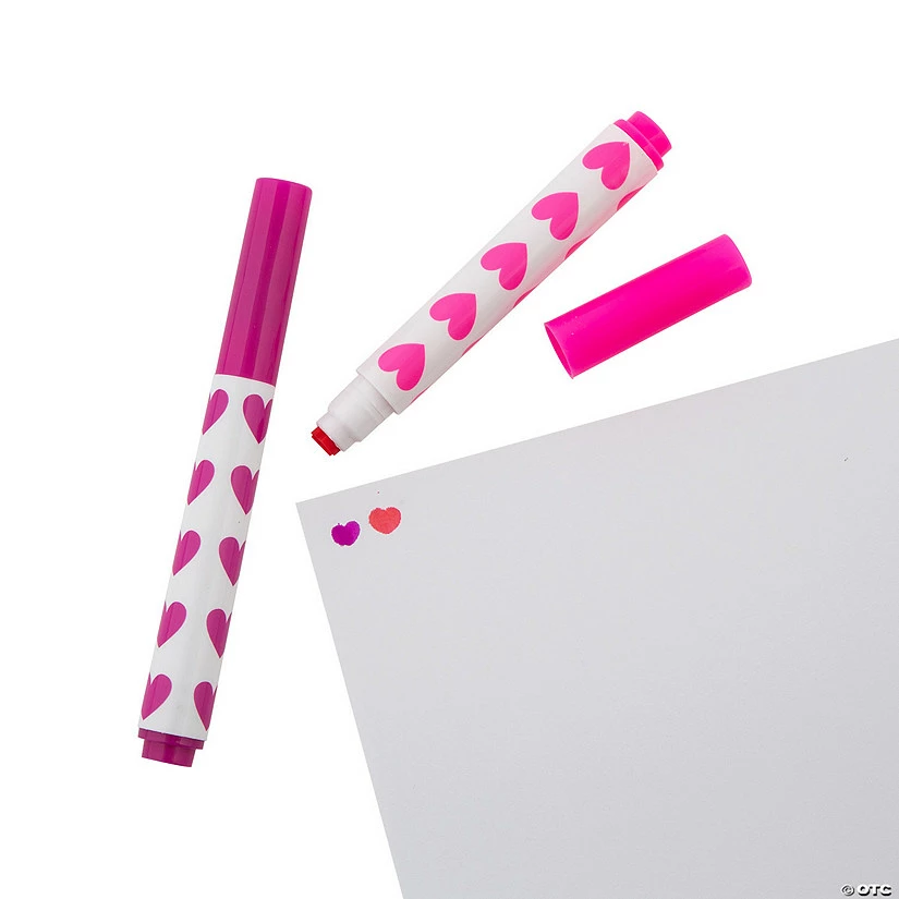 Valentine Heart Design Marker Stamps - 12 Pc. - Image 2