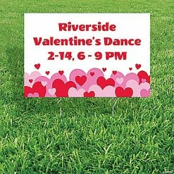 Personalized Valentine’s Day Yard Sign