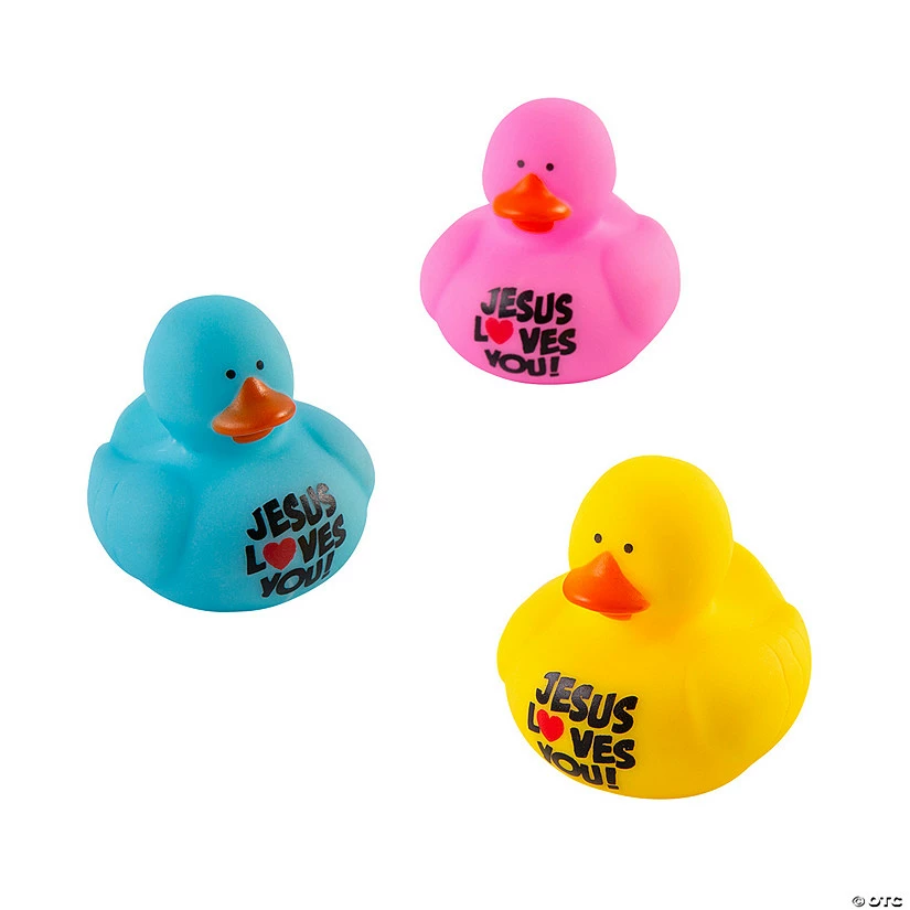 Jesus Loves Me Rubber Ducks - 12 Pc. - Image 2