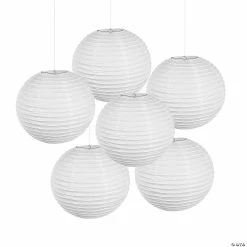 Large Paper Lanterns - 6 Pc.