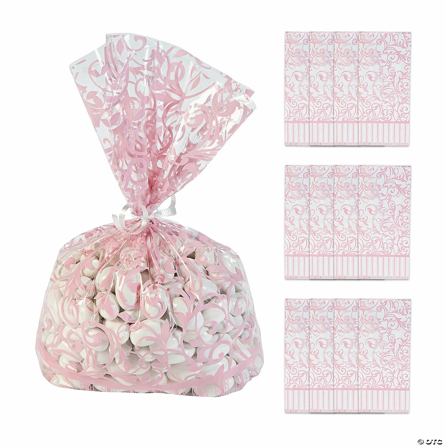 Swirl Favor Cellophane Bags - 12 Pc.