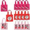 6" x 6" Mini Dr. Seuss™ Valentine Nonwoven Tote Bags - 12 Pc.