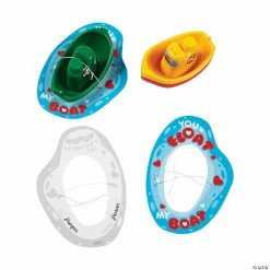 Boat Valentine Exchanges with Card for 24