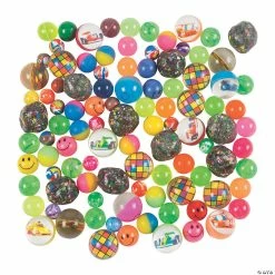 Bulk Bouncy Ball Assortment - 100 Pc.