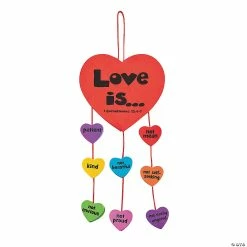 Bulk Inspirational Love Is Mobile Craft Kit - Makes 48