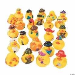 Bulk Mega Rubber Ducks Assortment - 100 Pc.
