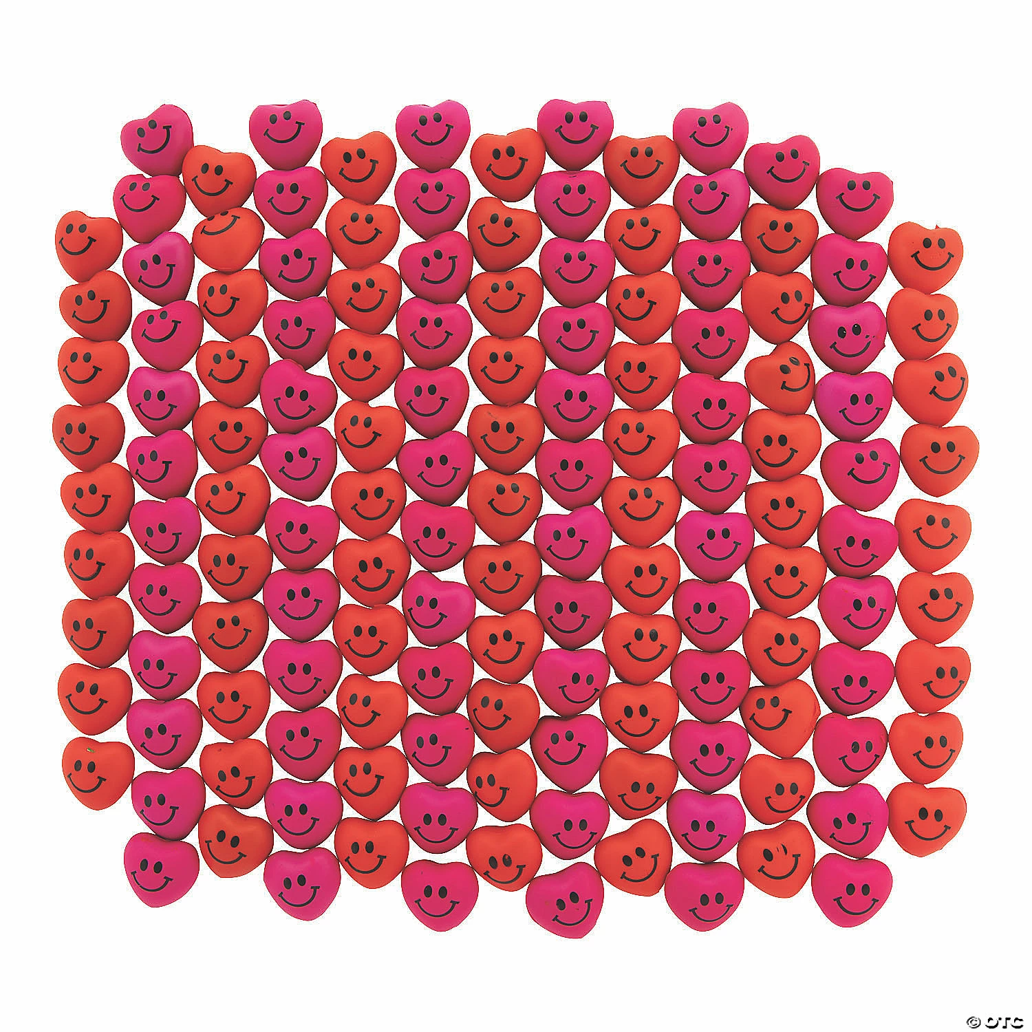 Bulk Mini Heart Stress Toys - 144 Pc.