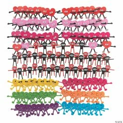 Bulk Valentine Bendables Assortment - 144 Pc.