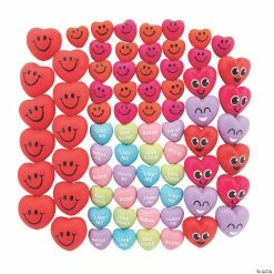 Bulk Valentine Stress Toy Assortment - 72 Pc.