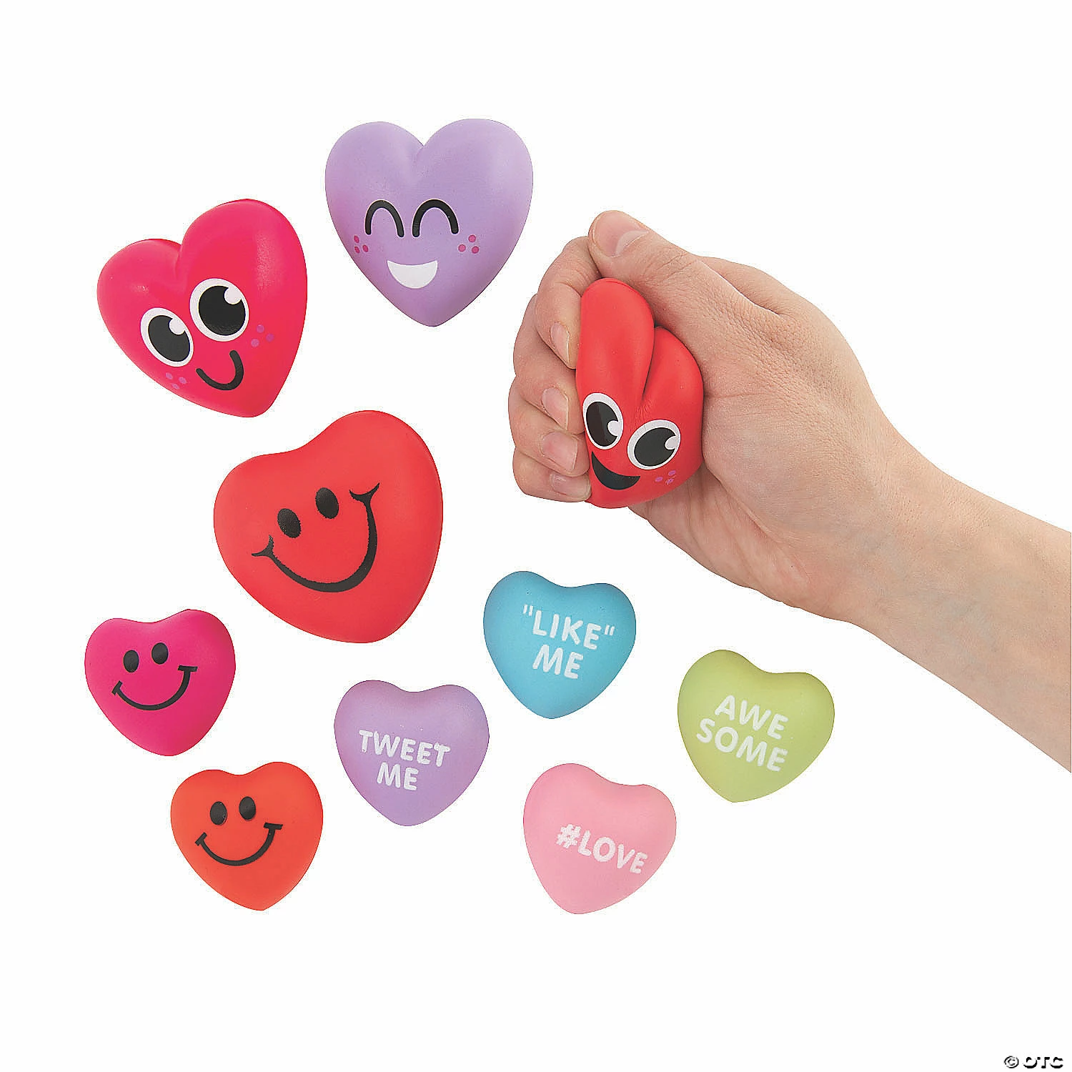 Bulk Valentine Stress Toy Assortment - 72 Pc. - Image 2