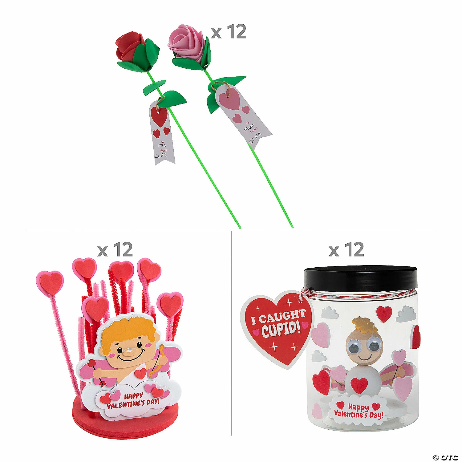 Charming Cupid Craft Kit Assortment - Makes 36 - Image 2