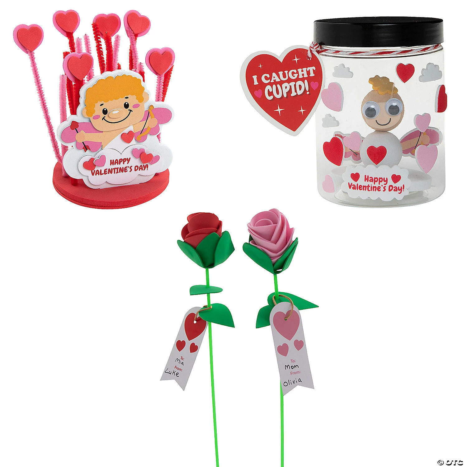 Charming Cupid Craft Kit Assortment - Makes 36