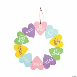 Conversation Heart Wreath