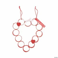 Craft Tube Valentine Wreath Craft Kit - 6 Pc.