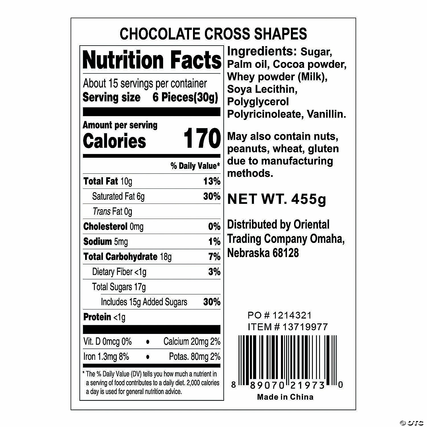 Crosses Chocolate Candy - 91 Pc. - Image 2