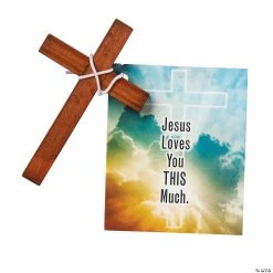 Crosses with Jesus Loves You Card