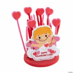 Cupid in Heart Garden Craft Kit - Makes 12