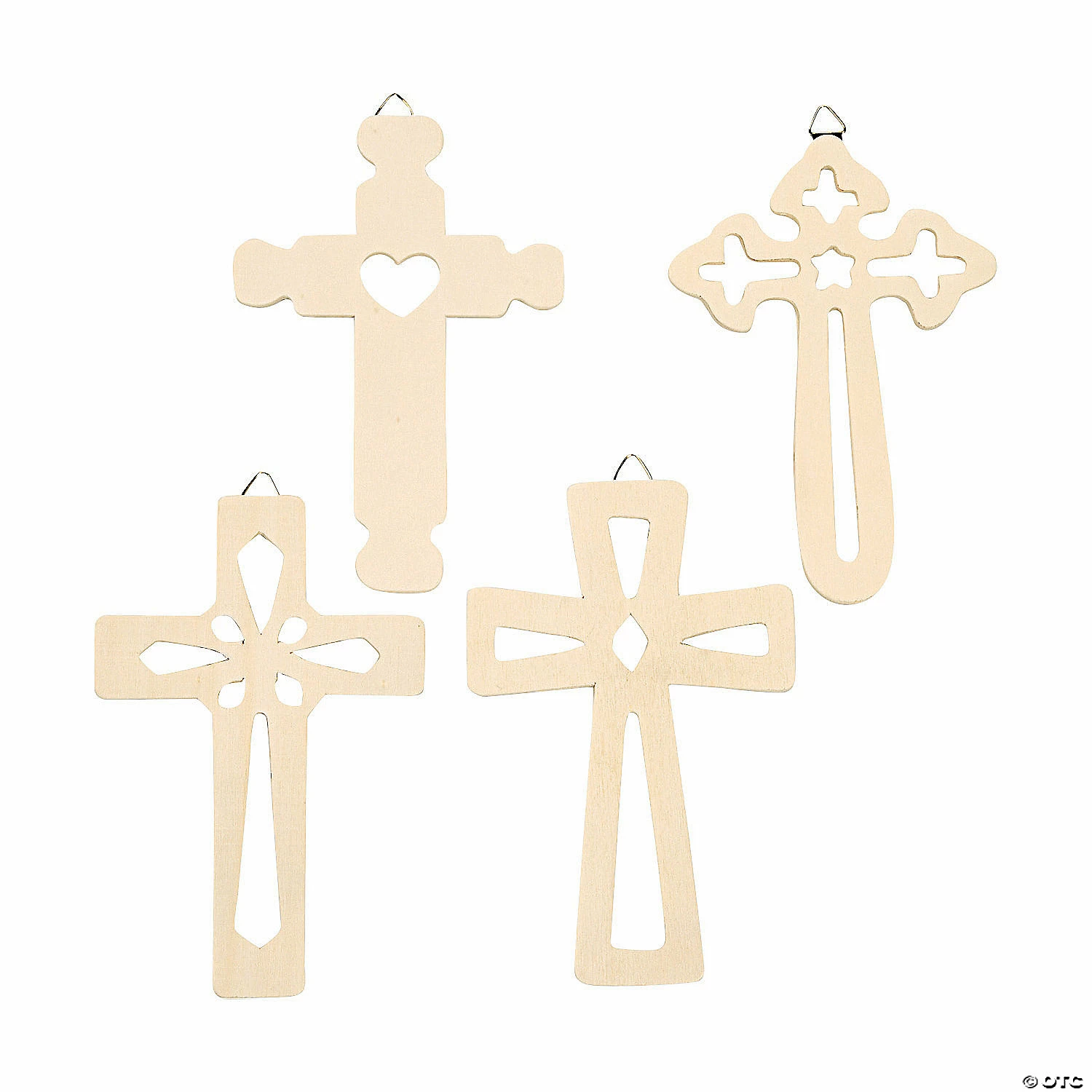 DIY Wood Wall Crosses - 12 Pc.