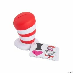 Dr. Seuss™ Hat Stress Toys with Valentine’s Day Card - 12 Pc.