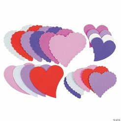Fabulous Foam Jumbo Hearts - 24 Pc.