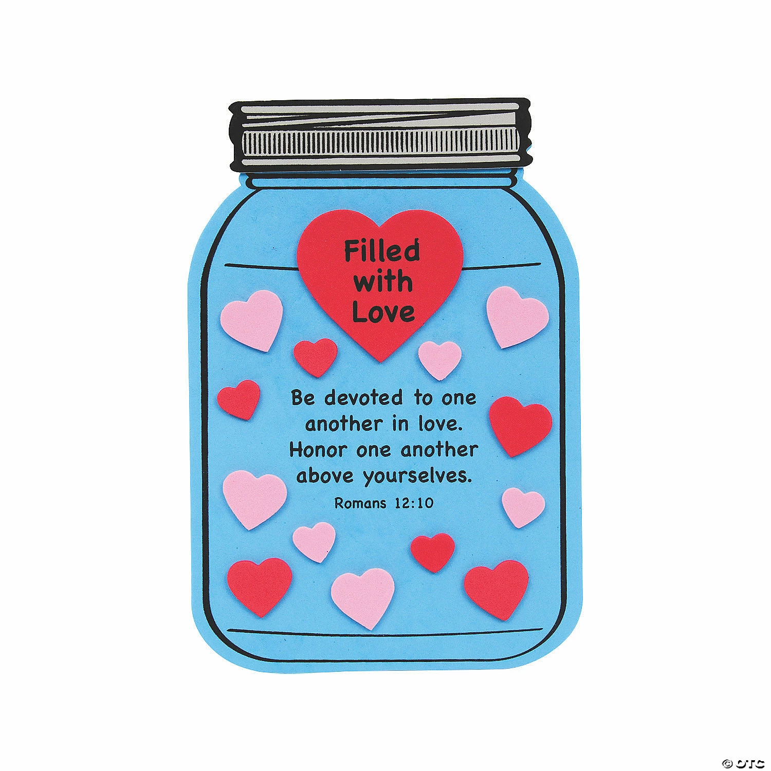 Filled with Love Mason Jar Craft Kit - Makes 12