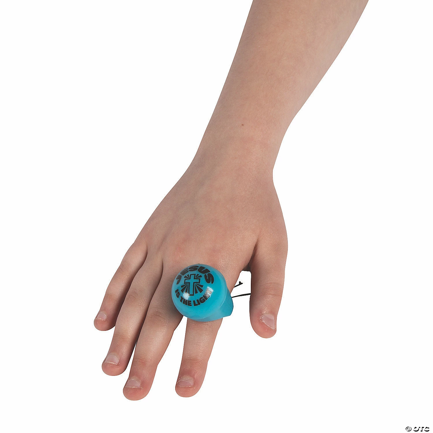 Flashing Jesus is the Light Rings with Card for 12 - Image 2