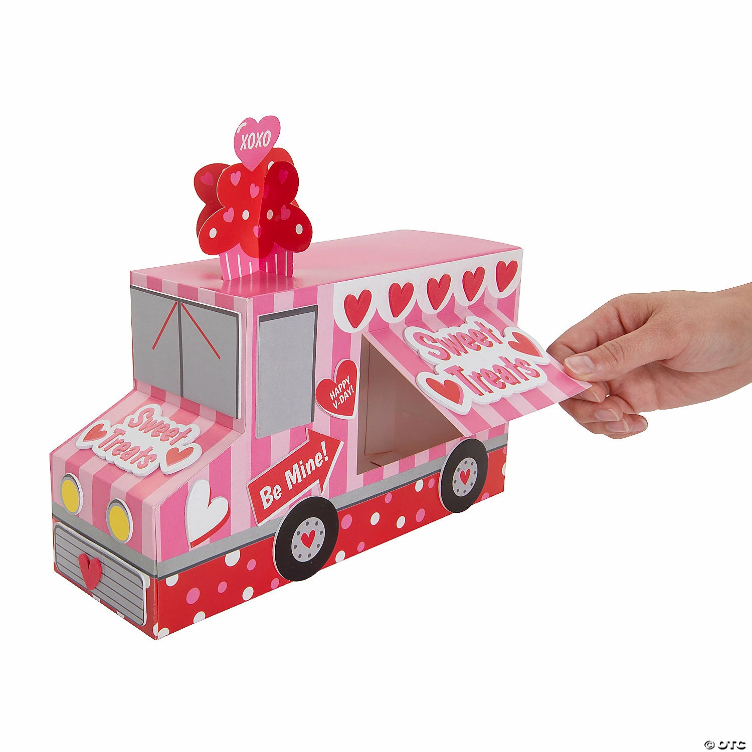 Food Truck Valentine Card Box Craft Kit - Makes 1 - Image 4