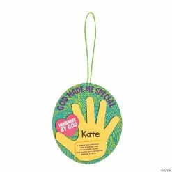 God Made Me Special Handprint Ornament Craft Kit - Makes 12