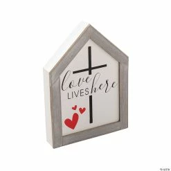 God’s Love Lives Here Tabletop Decoration