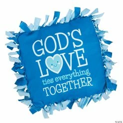 God’s Love Tied Fleece Pillow Craft Kit - Makes 6