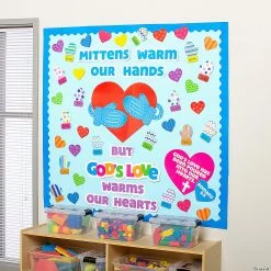 God’s Love Warms Our Hearts Bulletin Board Set - 62 Pc.