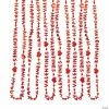Happy Valentines Beaded Necklaces - 48 Pc.