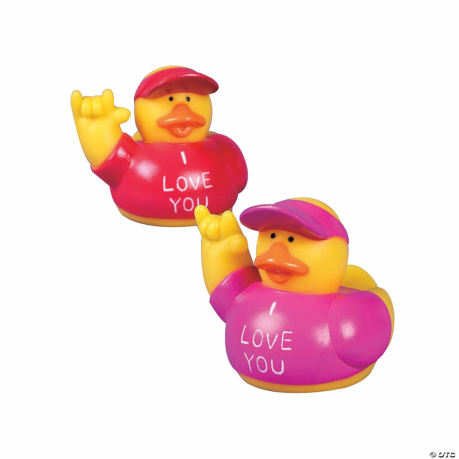 “I Love You” Rubber Ducks - 12 Pc.