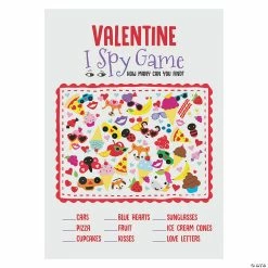 I Spy Valentine’s Day Activity Sheets - 24 Pc.