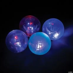 Jesus Lights the Way Light-Up Bouncy Balls - 12 Pc.