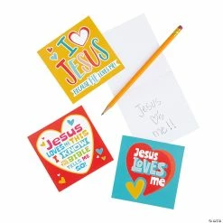 Jesus Loves Me Notepads – 24 Pc.