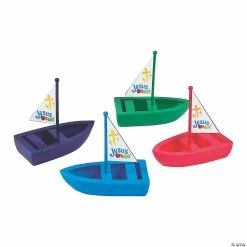 Jesus Loves Me Toy Boats - 12 Pc.