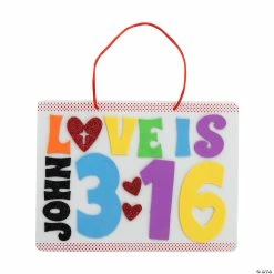 Love Is John 3:16 Sign Craft Kit