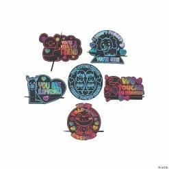 Magic Color Scratch Animal Valentine Exchange Cards for 24