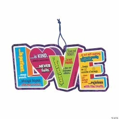 Magic Color Scratch Love Is Bible Verse - 12 Pc.