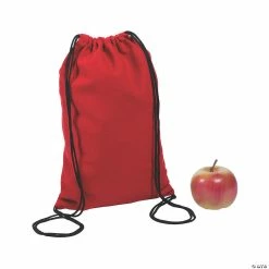 Medium Canvas Drawstring Bags - 12 Pc.